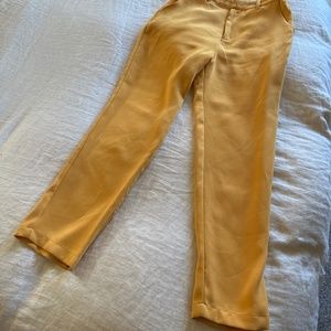 Yellow dress pants